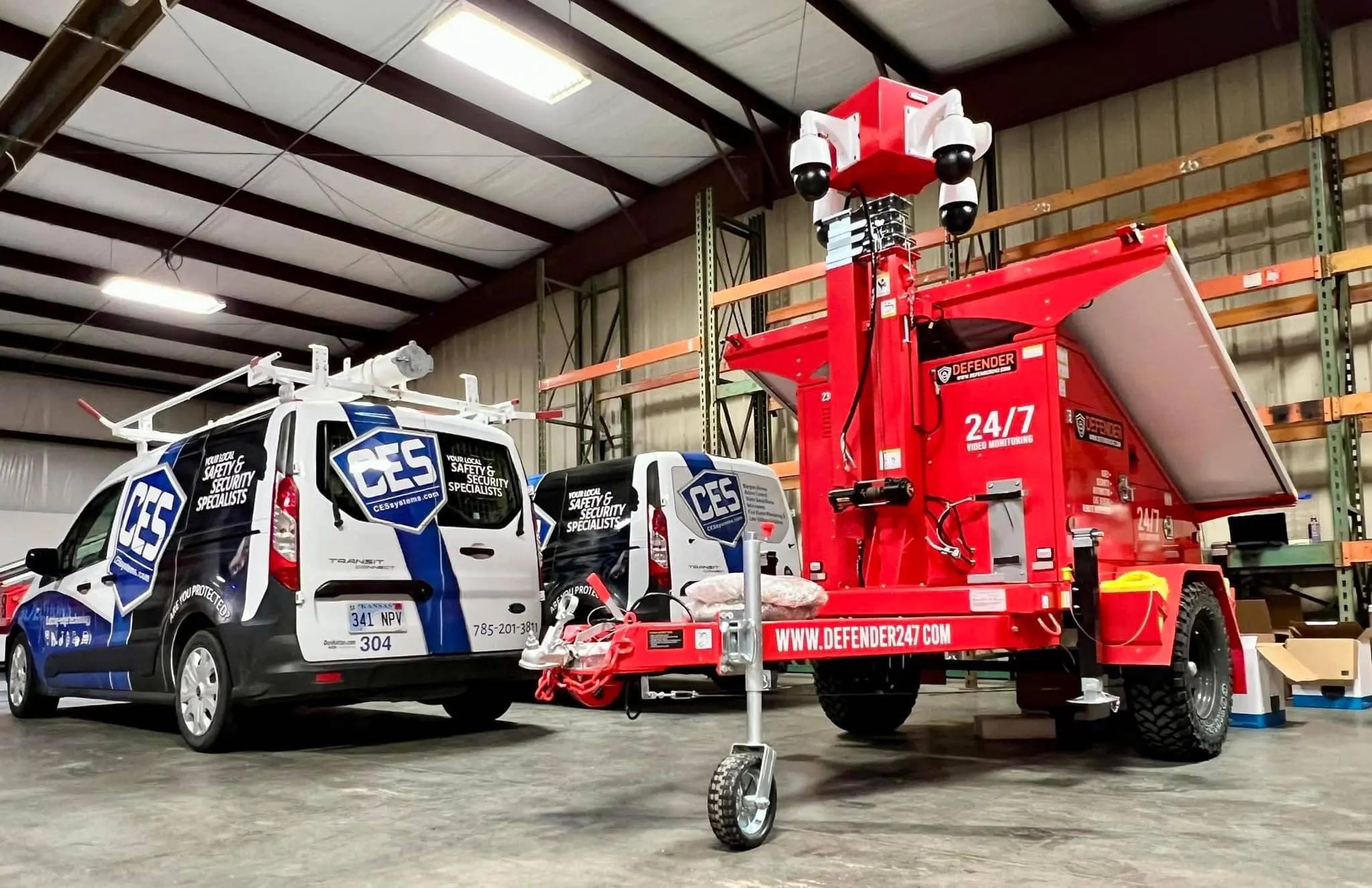 Defender Security Trailers Mobile Surveillance Trailers Salina KS