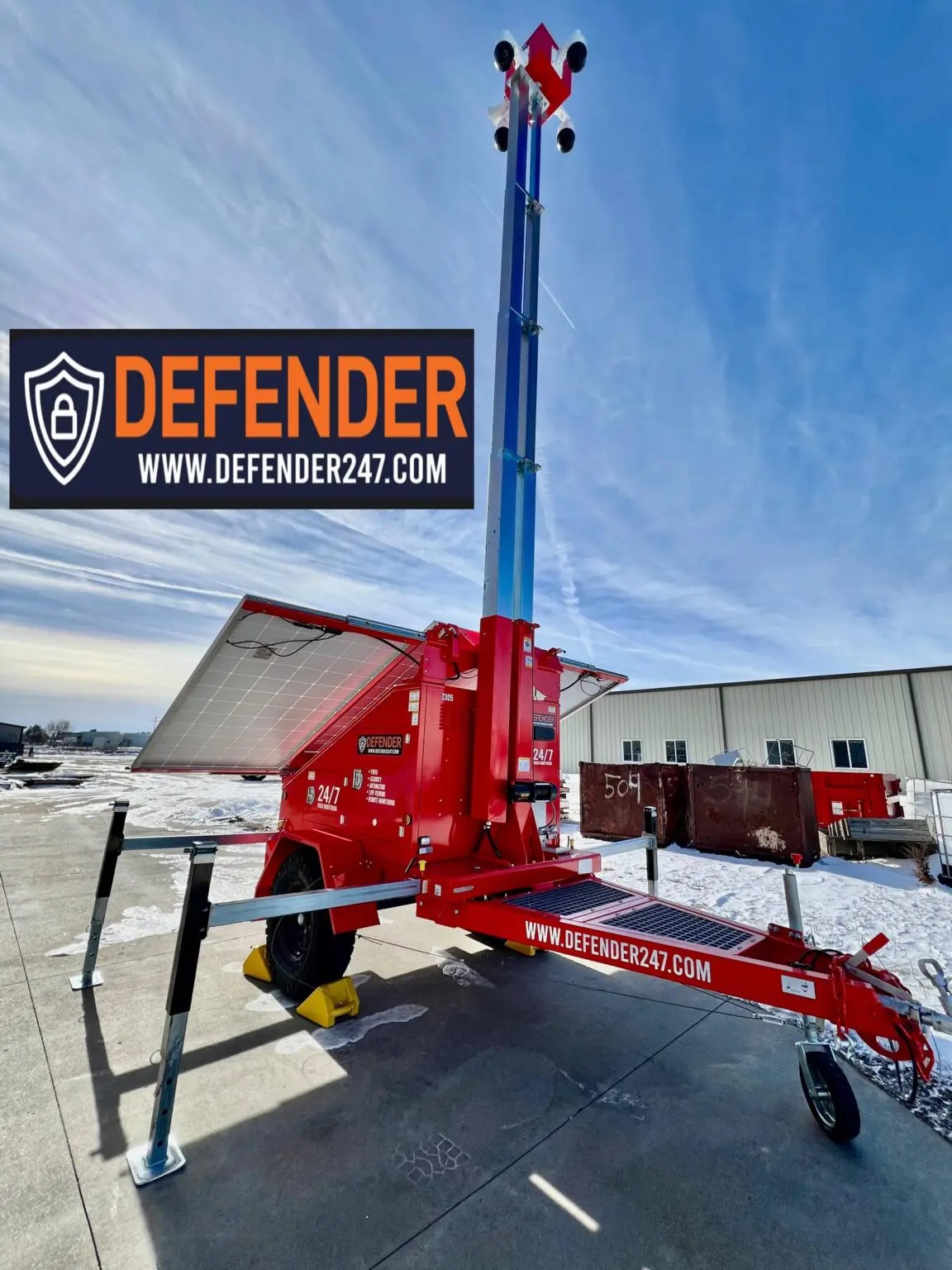 Defender Security Trailers Mobile Surveillance Trailers Salina KS