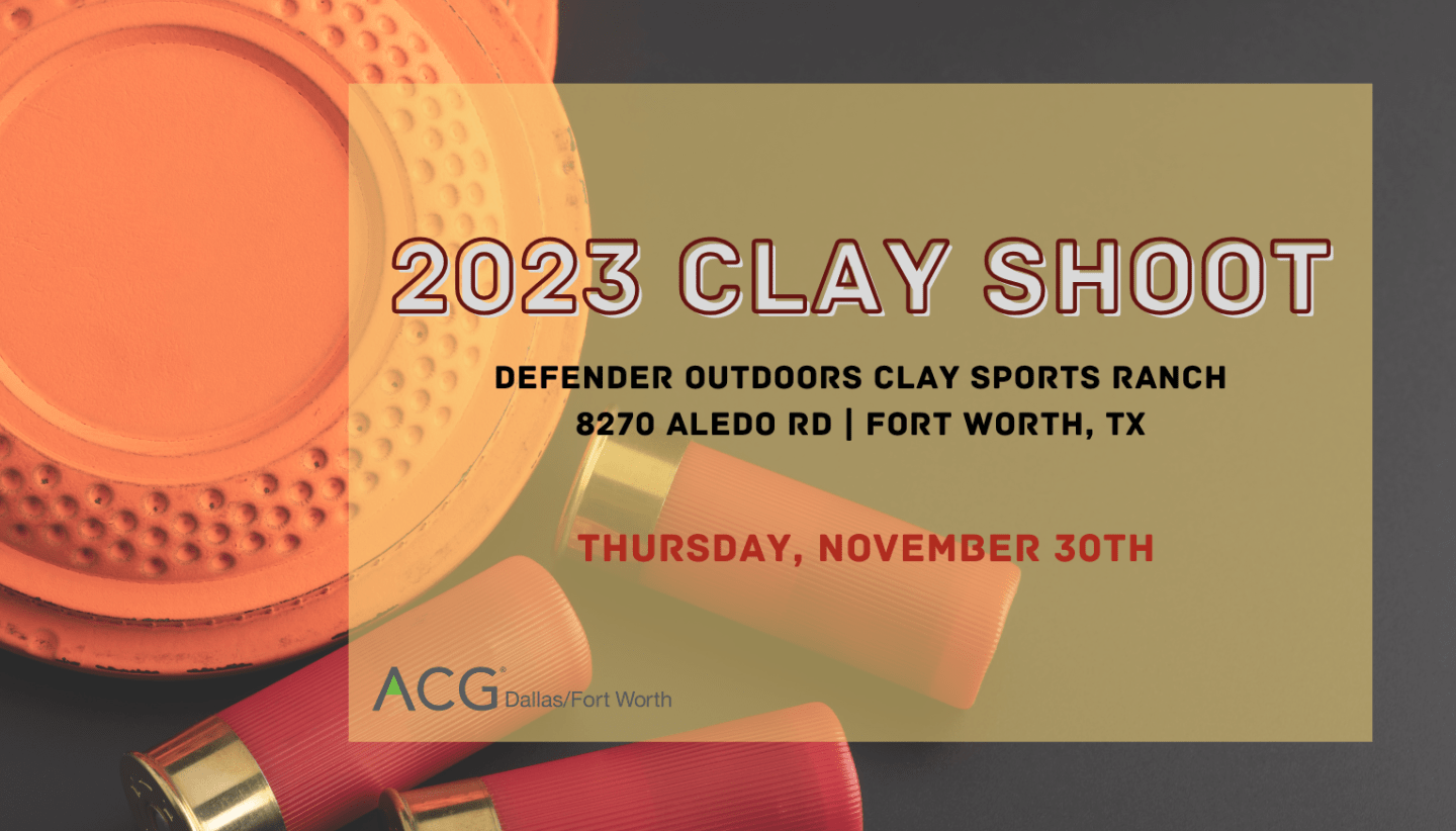 ACG DFW Clay Shoot Defender Outdoors