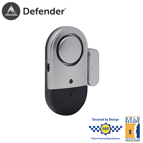 Defender Ultra Slim Chime & Alarm Shop Door Entry Chime