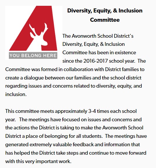 Avonworth School District forces teachers to participate in "equity