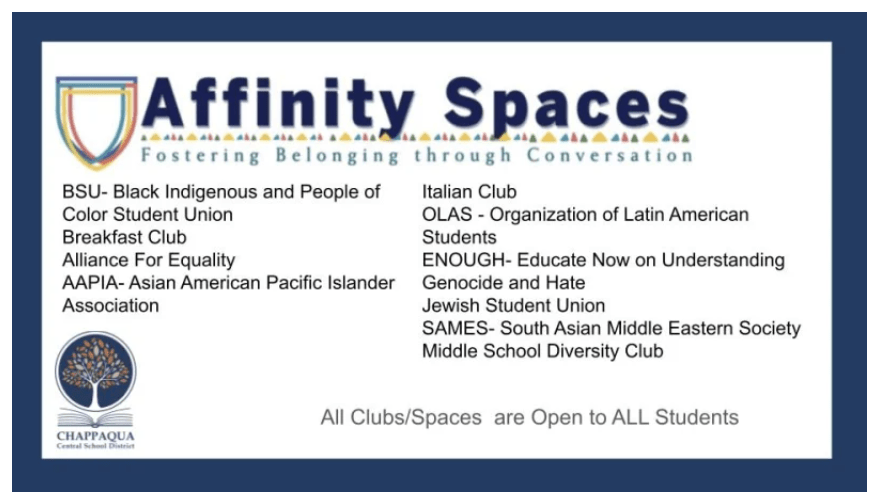 Chappaqua Central School District promotes affinity groups for students