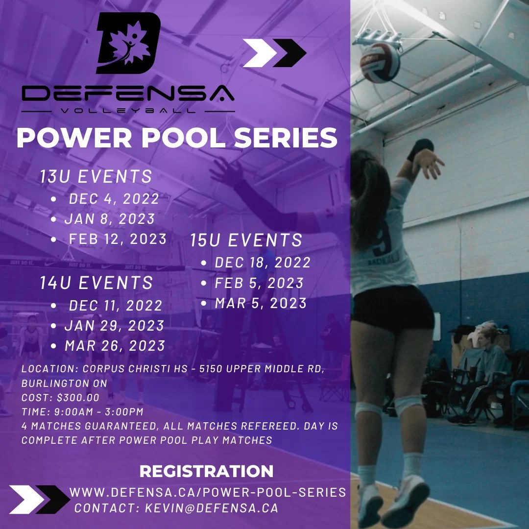 Power Pool Series 2022 Burlington Defensa Volleyball Club