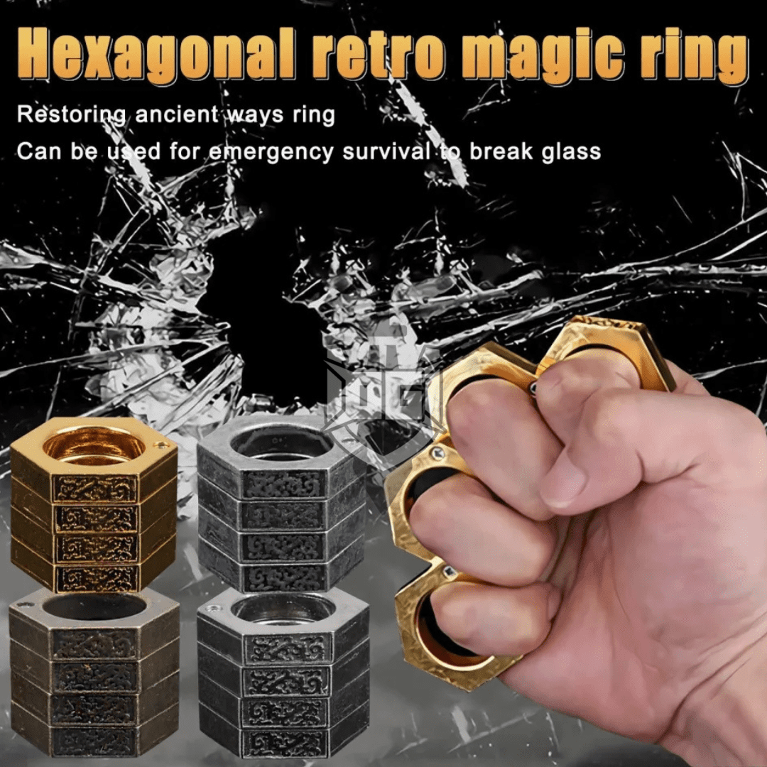 Foldable Brass Knuckles Portable & Versatile SelfDefense Tool