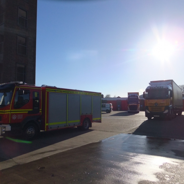 Defero Communications UK Meachers Add Their Weight to Hampshire Fire