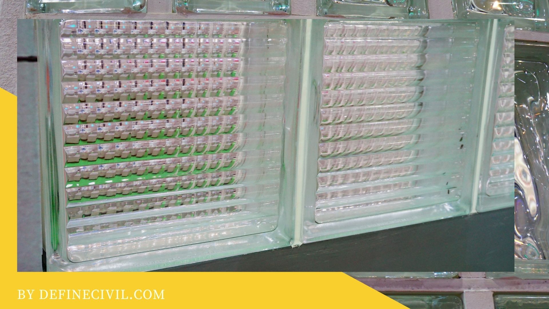 Glass Blocks for wall Advantages Disadvantages Types & Size