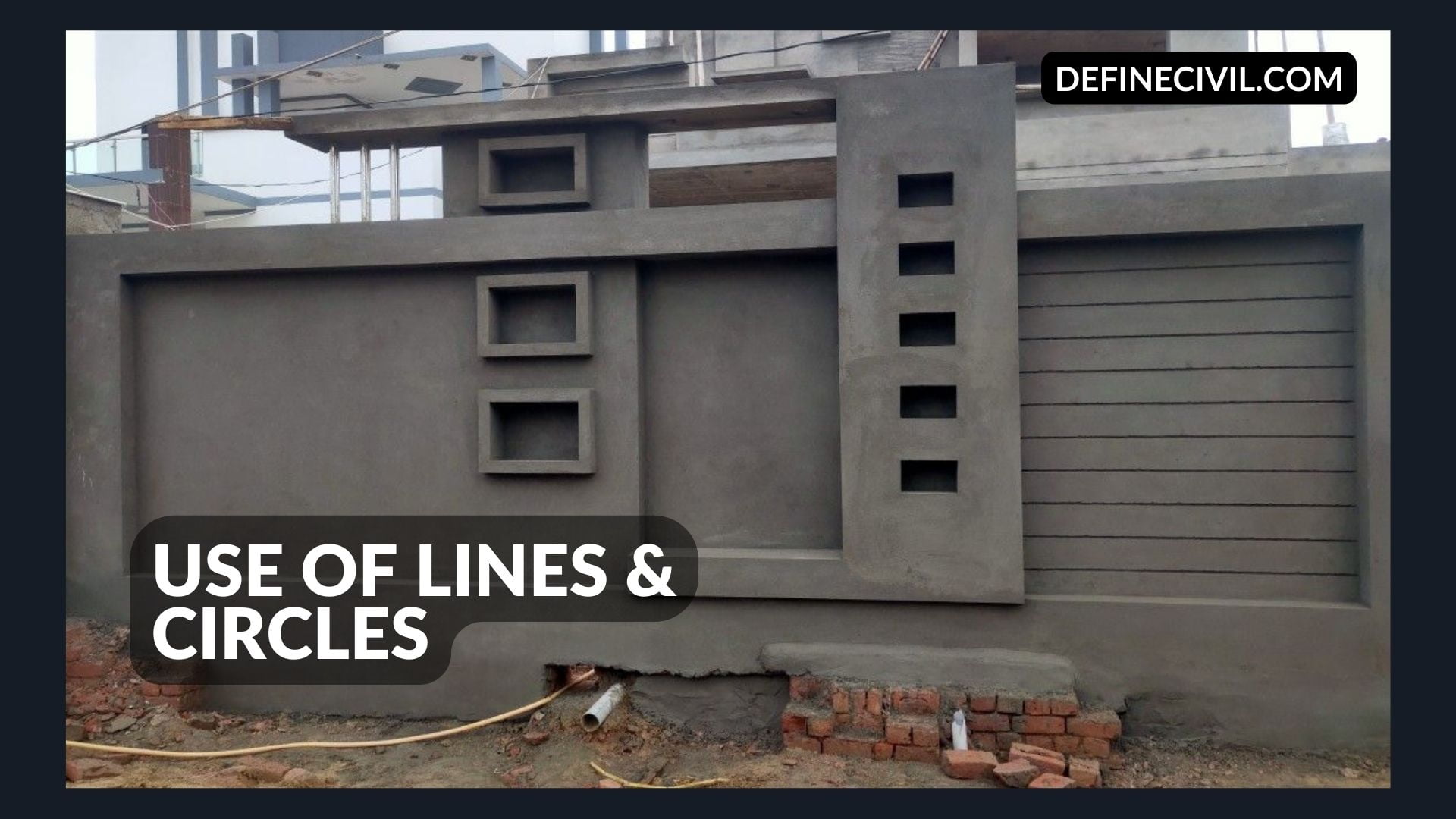 House front wall cement design Ideas that wows in 2022 Definecivil