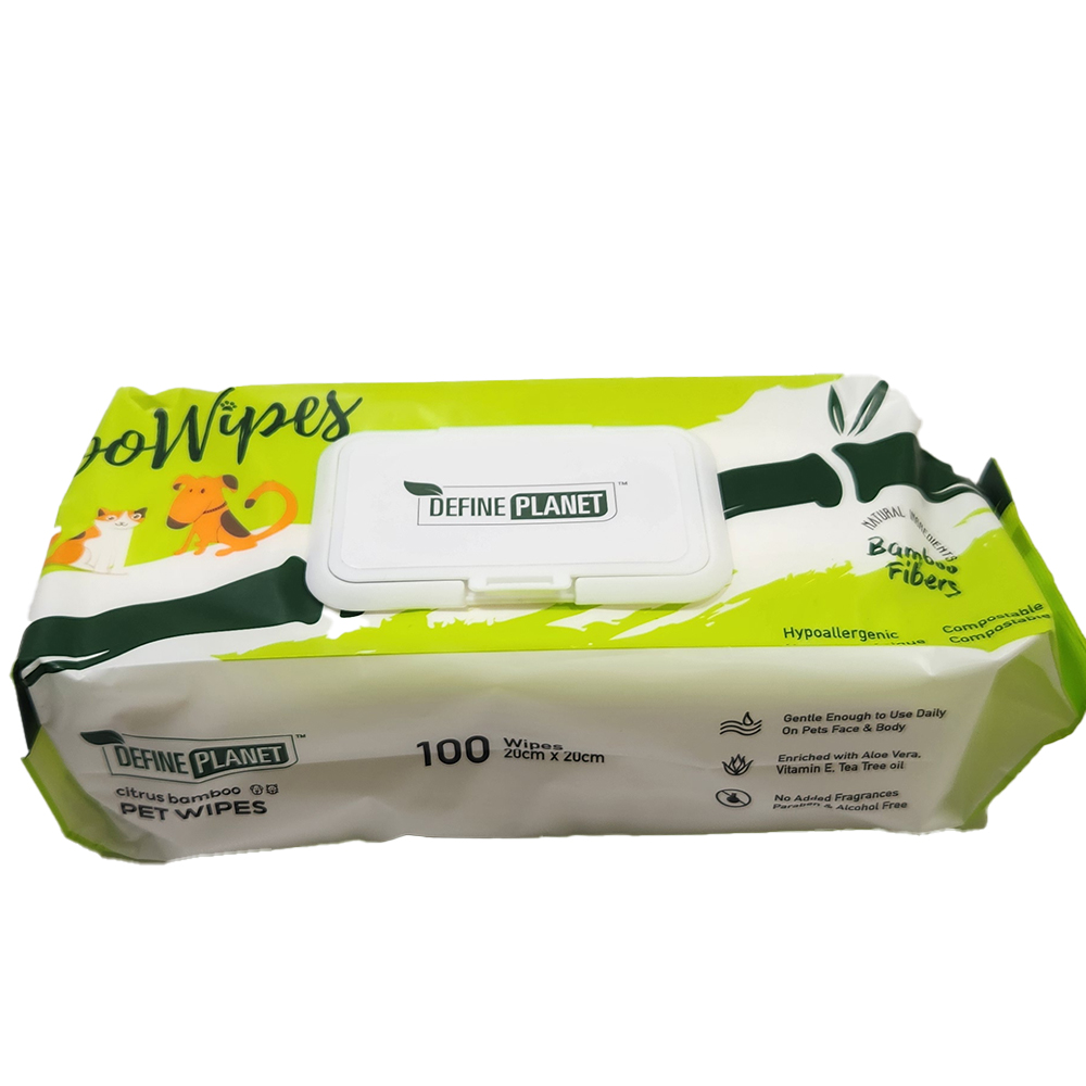 Bamboo Fiber All Purpose, 100 wipes, Citrus Define