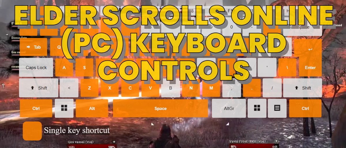 Elder Scrolls Online (PC) keyboard controls ‒ DefKey