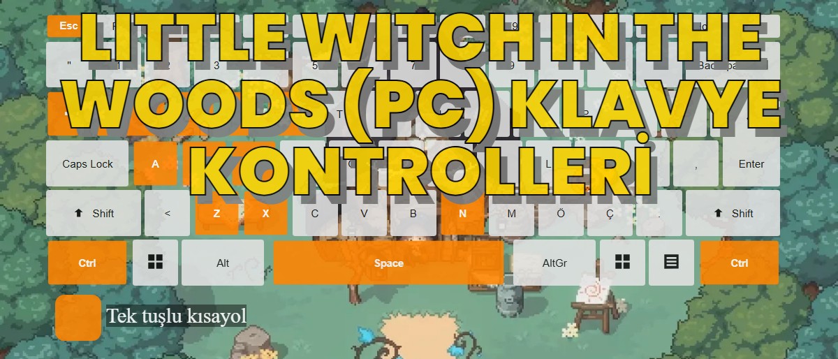 Little Witch in the Woods (PC) klavye kontrolleri ‒ DefKey