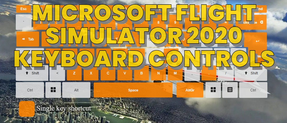 Microsoft Flight Simulator 2020 keyboard controls ‒ DefKey