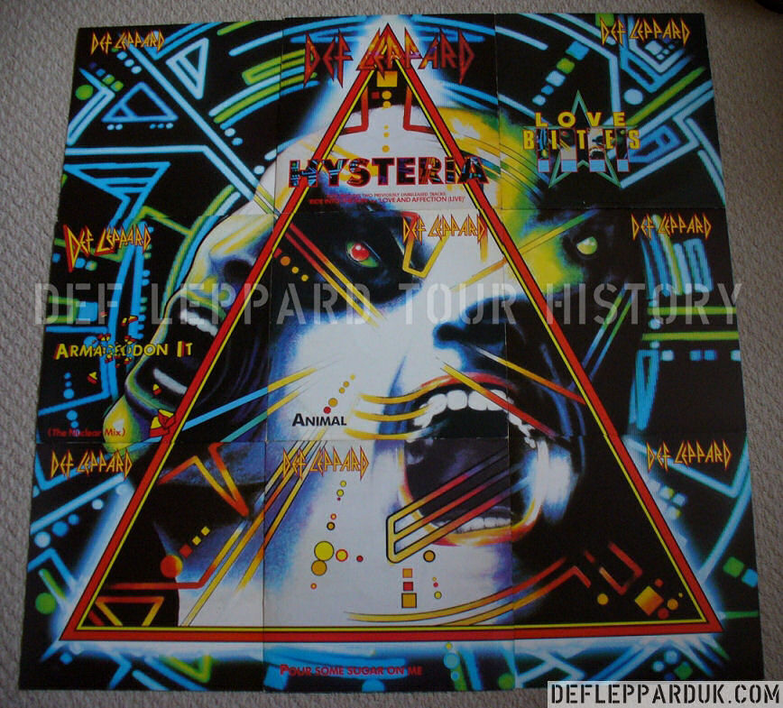 Def Leppard News 29 Years Ago DEF LEPPARD's HYSTERIA Album At Number