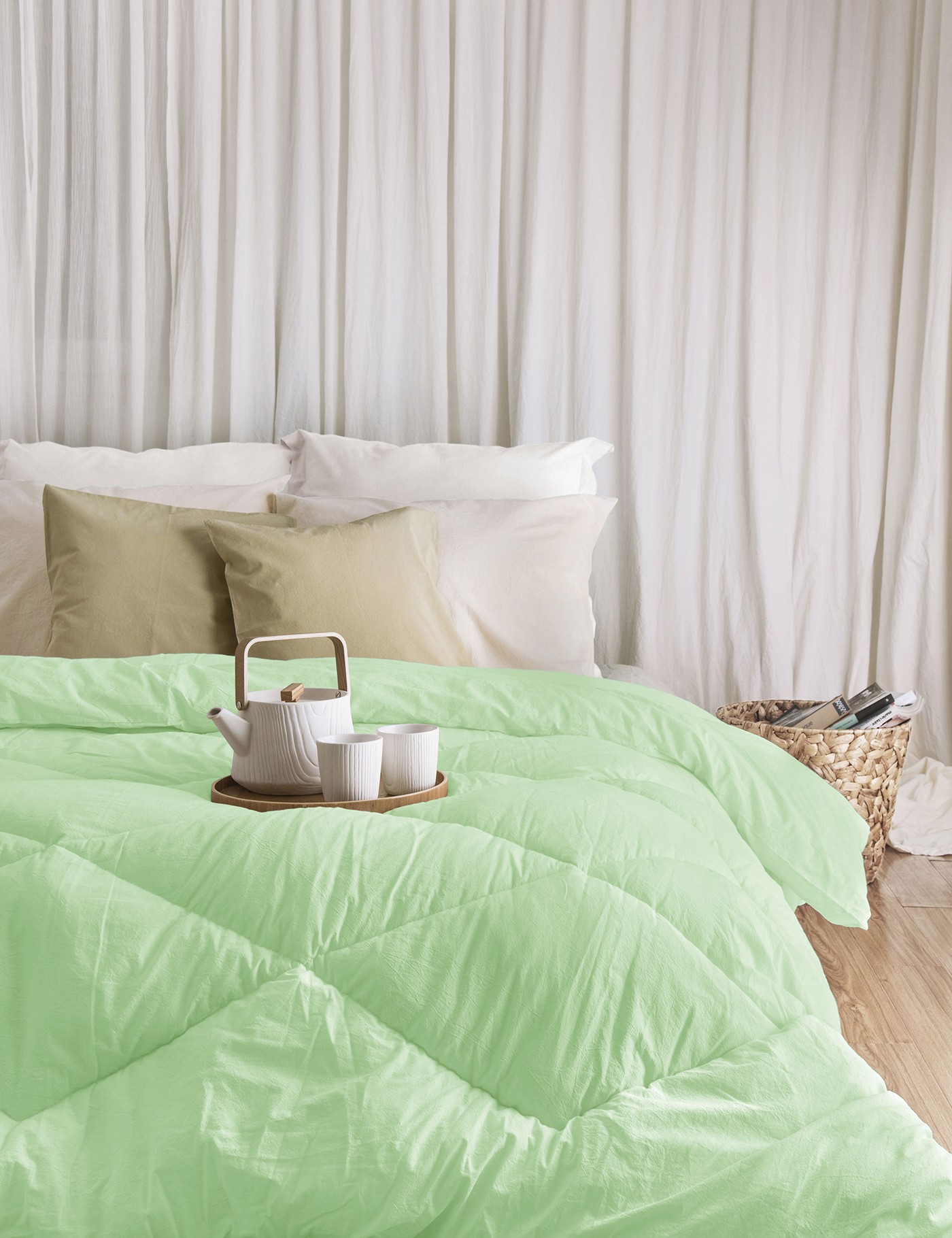 deFlorian comforters fresh mint, mint, light turquoise, green mint