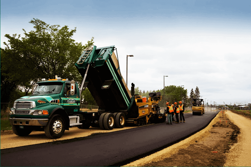 Asphalt paving services in the Edmonton area