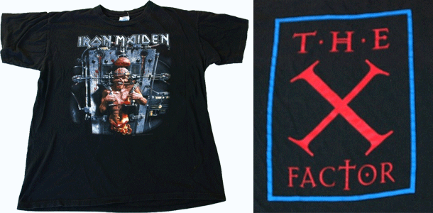 Vintage Iron Maiden TShirt The XFactor 1995