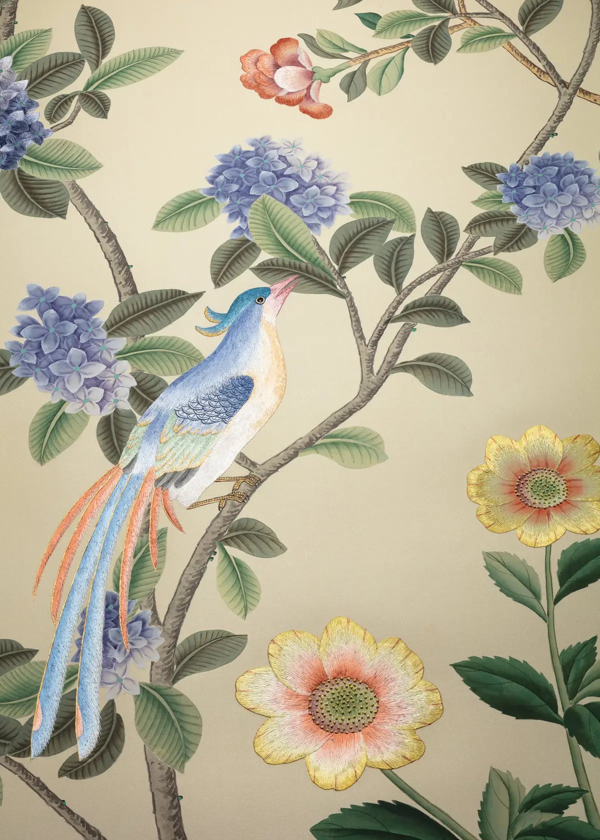 De Gournay Wallpaper Hand Painted