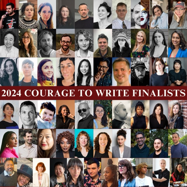 Congratulations 2024 COURAGE to WRITE Finalists! The de Groot Foundation