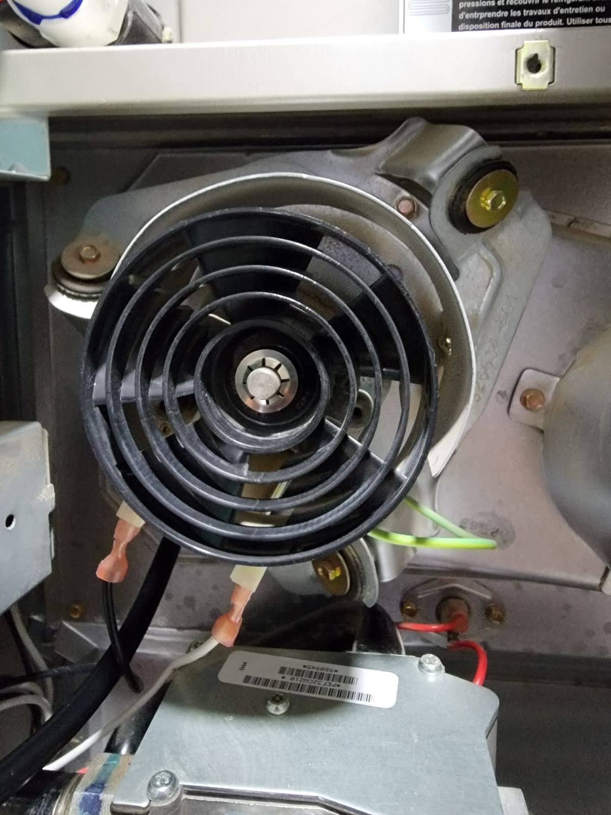 Inducer Motor Parts of Furnace De Hart Plumbing HVAC Heating MHK