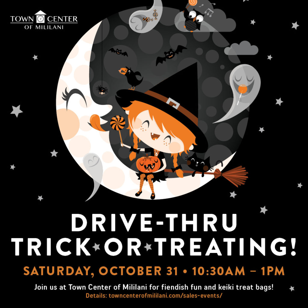 Town Center of Mililani DriveThru Trick or Treating Power 104.3