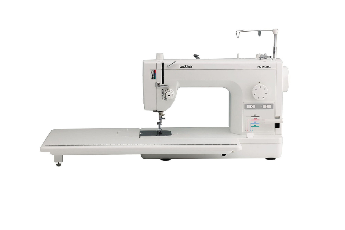 Maquina de coser puntada recta Brother PQ1500S blanca. DE HOGAR
