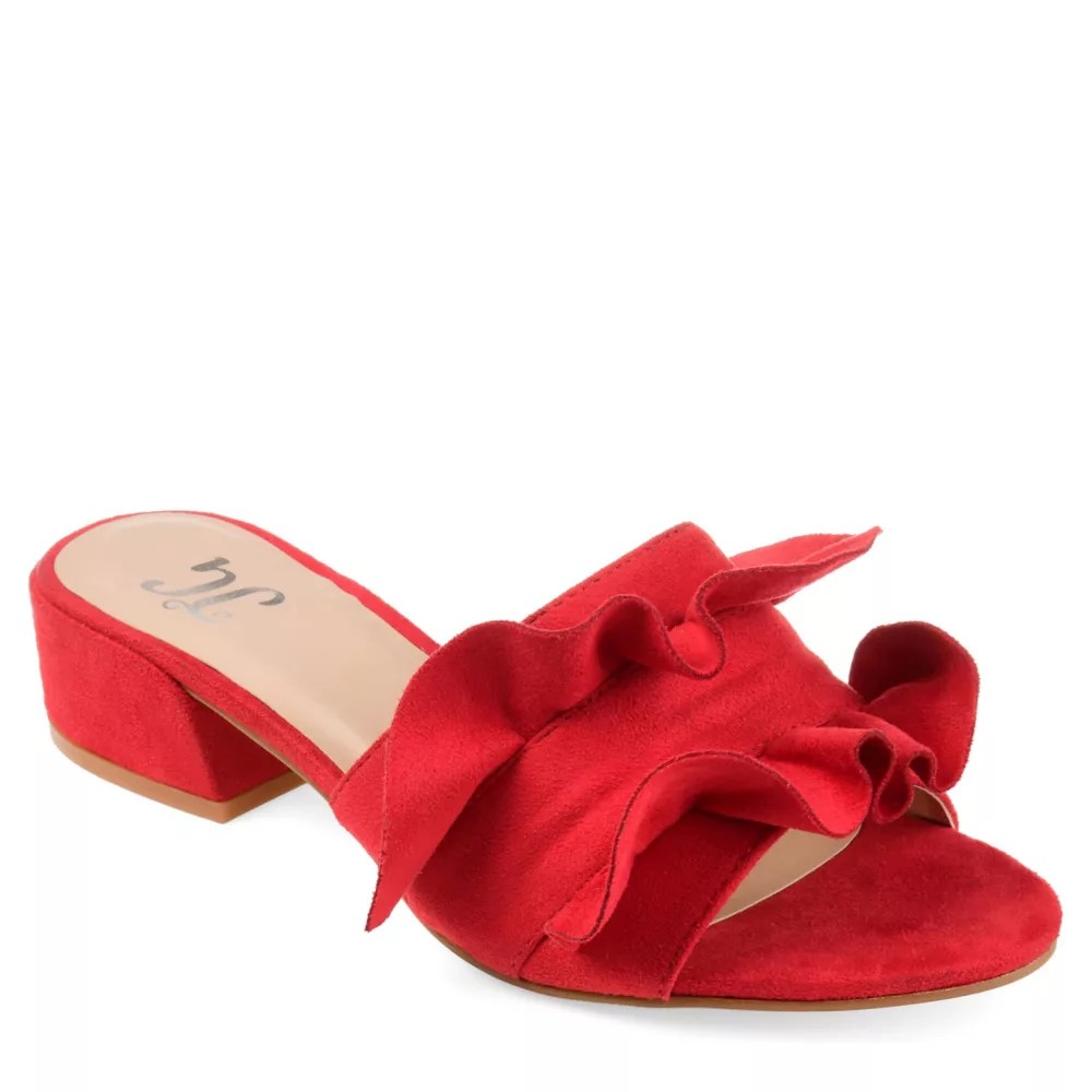 Red Womens Sabica Mules Journee Collection Rack Room Shoes