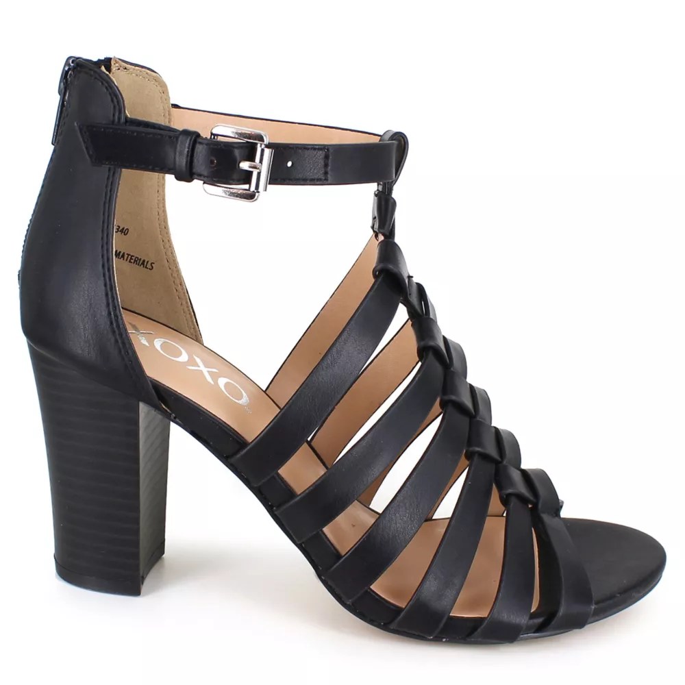 Black Womens Baxter Sandal Xoxo Rack Room Shoes