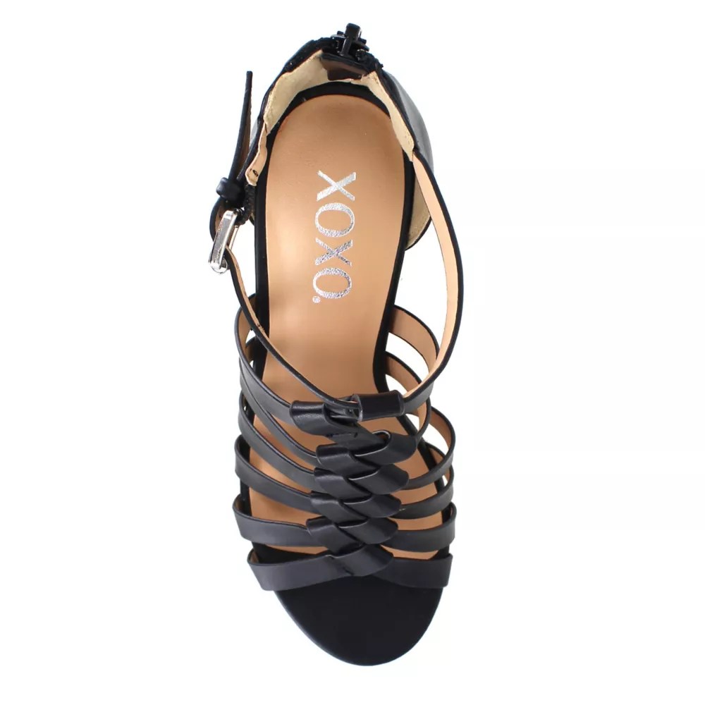 Black Womens Baxter Sandal Xoxo Rack Room Shoes
