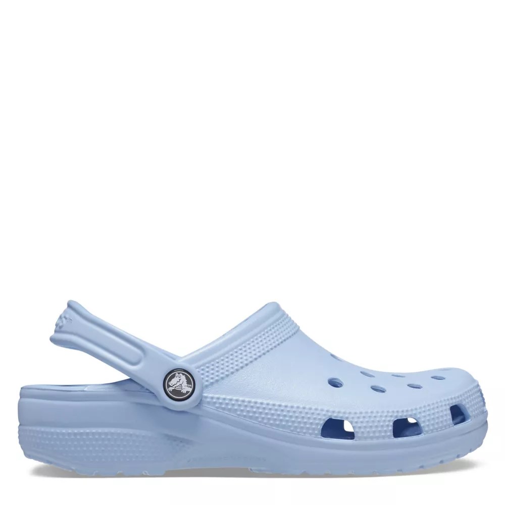 Light Blue Crocs Unisex Classic Clog Rack Room Shoes