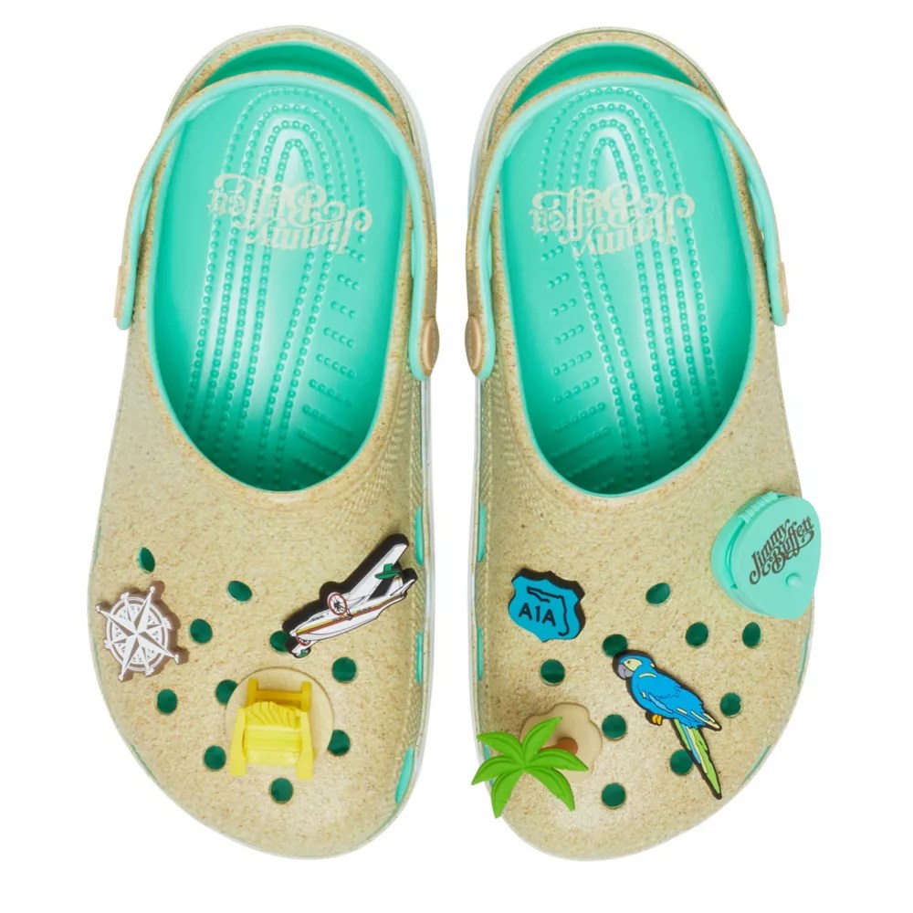 Multicolor Crocs Unisex Margaritaville Classic Clog Rack Room Shoes