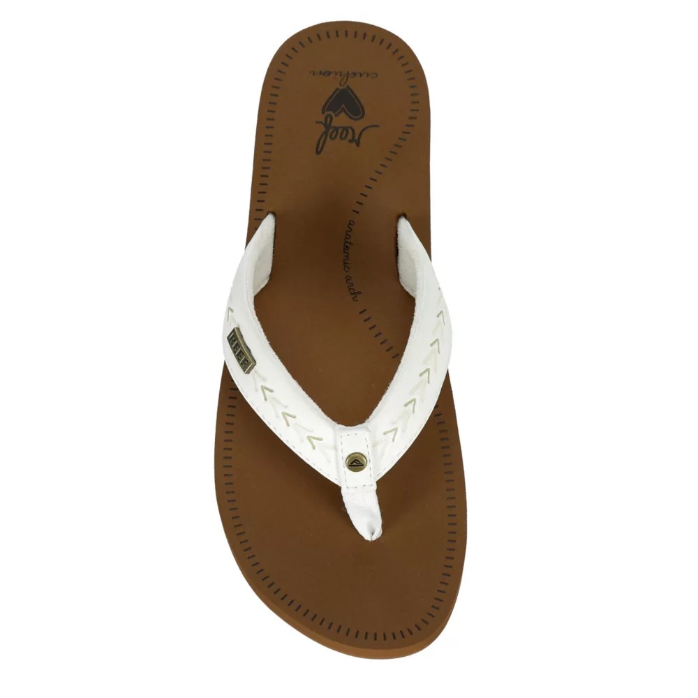 White Reef Womens Beachbreak Flip Flop Sandal Rack Room Shoes