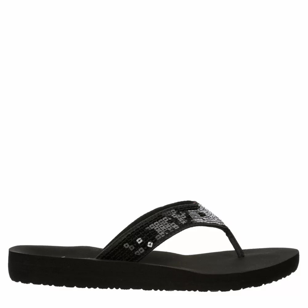 Black Xappeal Womens Samantha Flip Flop Sandal Rack Room Shoes