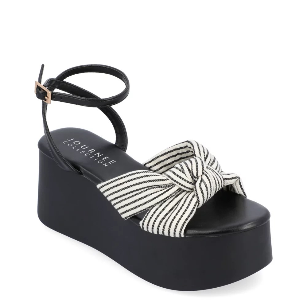 Black Journee Collection Womens Lalee Platform Sandals Sandals Rack Room Shoes