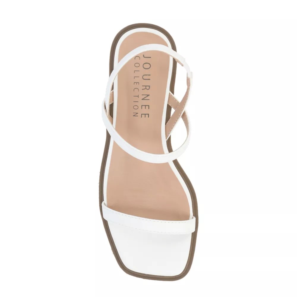 White Journee Collection Womens Nylah Platform Sandals Sandals Rack Room Shoes