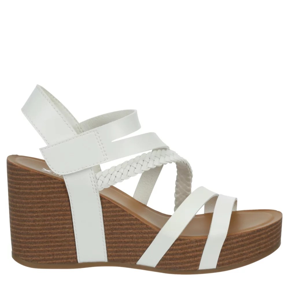 White Xappeal Womens Maggy Wedge Sandal Rack Room Shoes