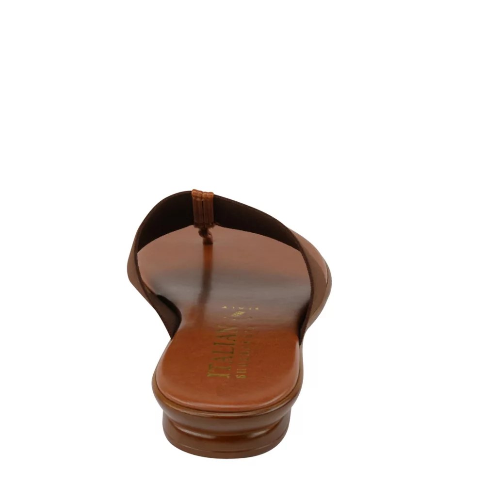 Brown Italian Shoemakers Womens Afia Wedge Sandal Rack Room Shoes