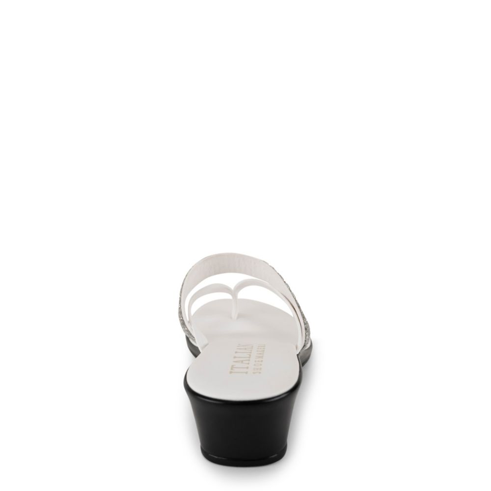 White Italian Shoemakers Womens Ashi Flip Flop Sandal Rack Room Shoes