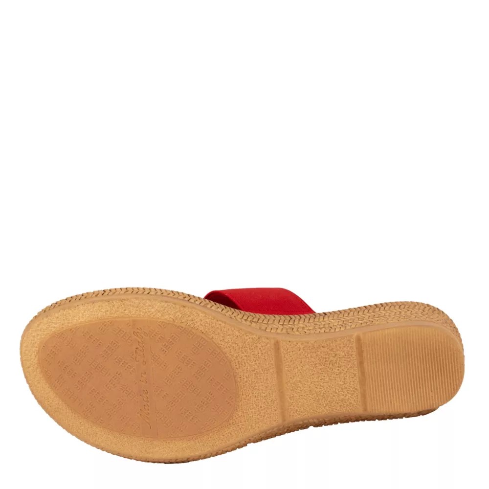 Red Italian Shoemakers Womens Aston Flip Flop Sandal Rack Room Shoes