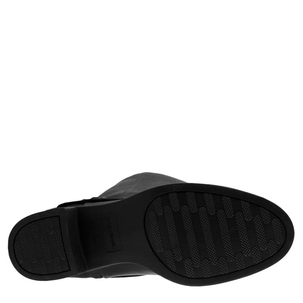 Black Easy Street Womens Jewel Tall Boot Rack Room Shoes