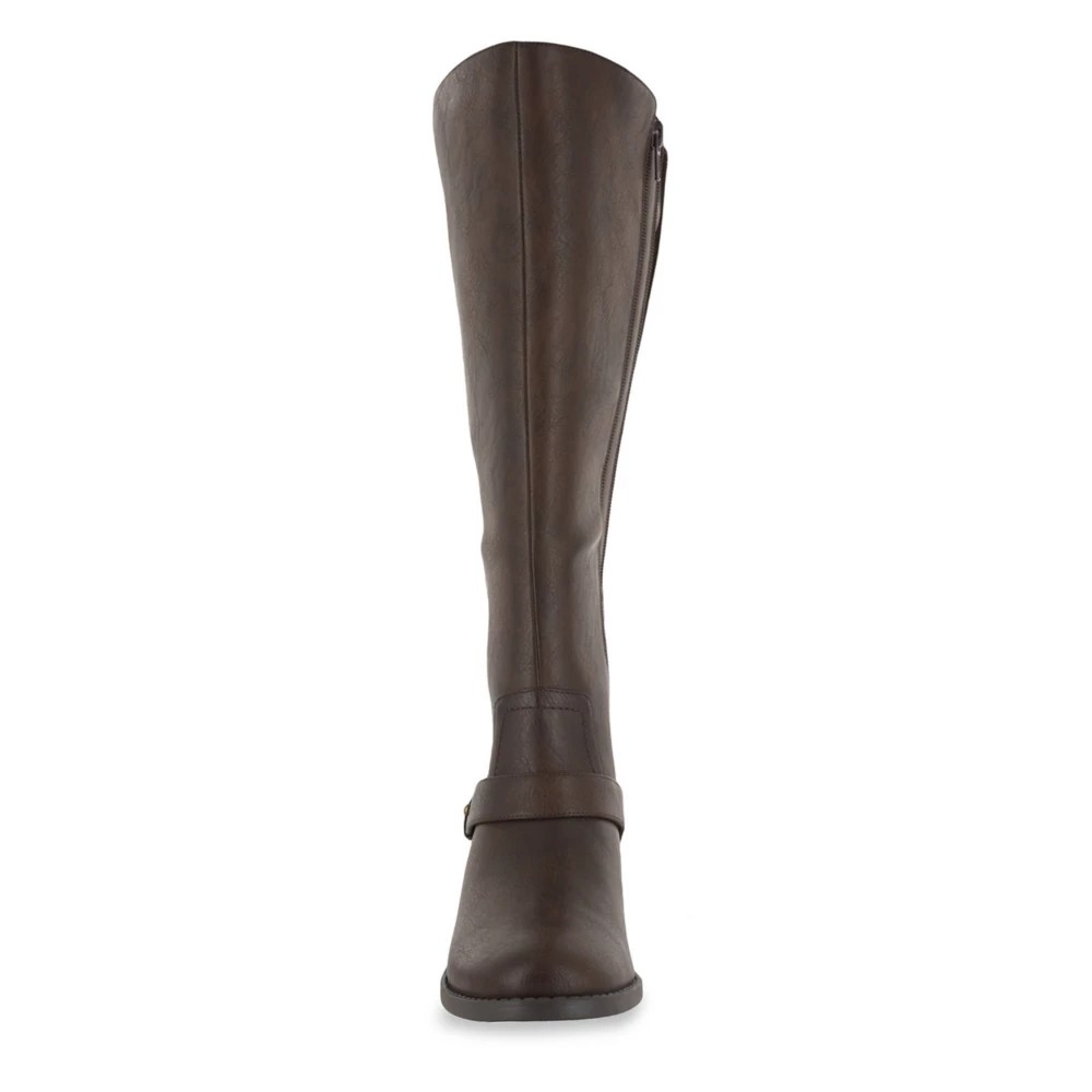 Brown Easy Street Womens Jewel Wide Calf Tall Boot Womens Rack Room