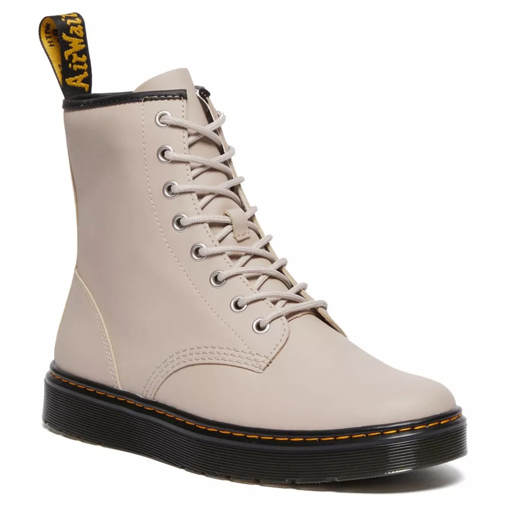 Taupe Dr.martens Womens Zavala Vintage Combat Boot Rack Room Shoes