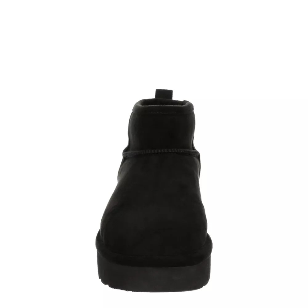 Black Xappeal Womens Maddie Platform Fur Boot Boots Rack Room Shoes