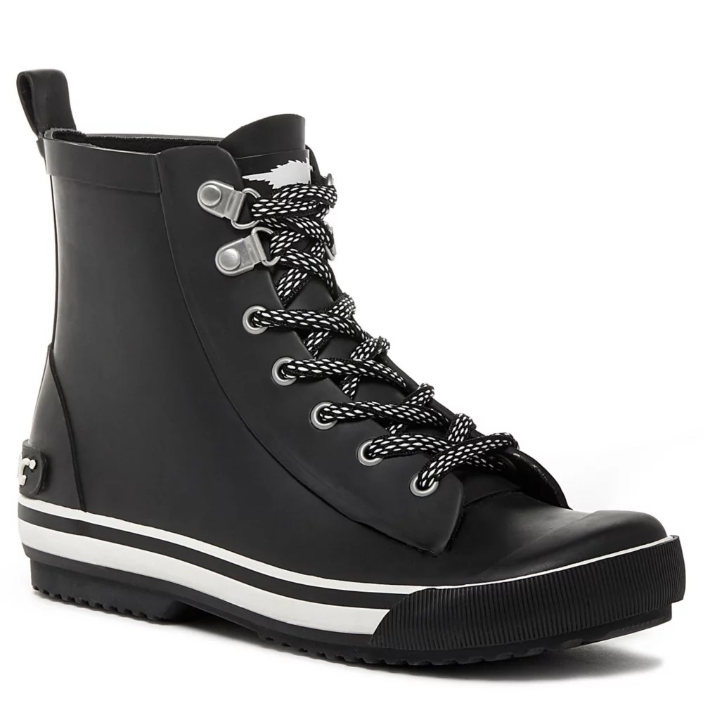 Black Rocket Dog Womens Rainy Rain Boot Rack Room Shoes