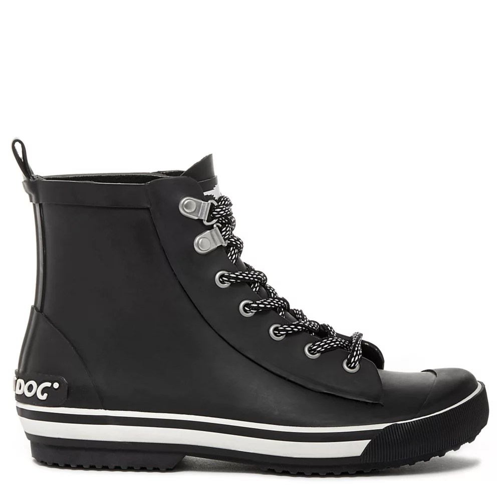 Black Rocket Dog Womens Rainy Rain Boot Rack Room Shoes