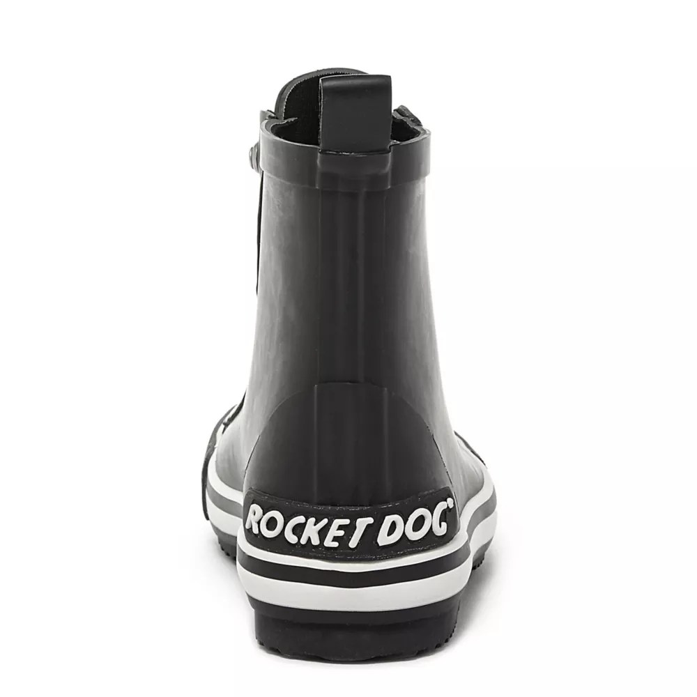 Black Rocket Dog Womens Rainy Rain Boot Rack Room Shoes