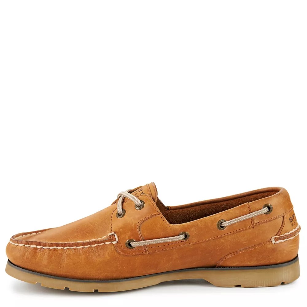 Tan Sperry Men's Leeward Casual Boat Shoes Rack Room Shoes