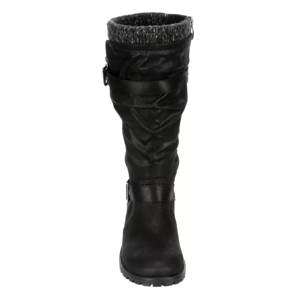 Black Xappeal Womens Chelsey Tall Boot Boots Rack Room Shoes
