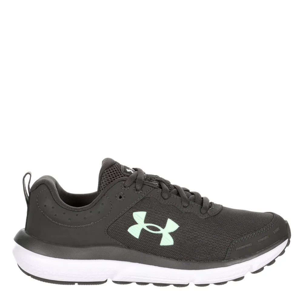Dark Grey Under Armour Womens Charged Assert 10 Running Shoe Rack