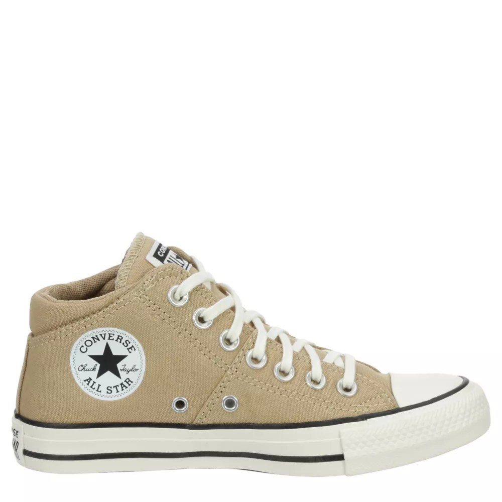 White Womens Chuck Taylor All Star Madison Mid Top Sneaker Converse