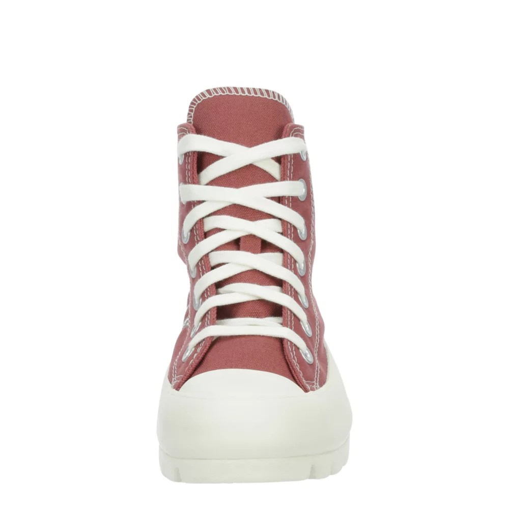 Burgundy Womens Chuck Taylor All Star Lugged High Top Sneaker
