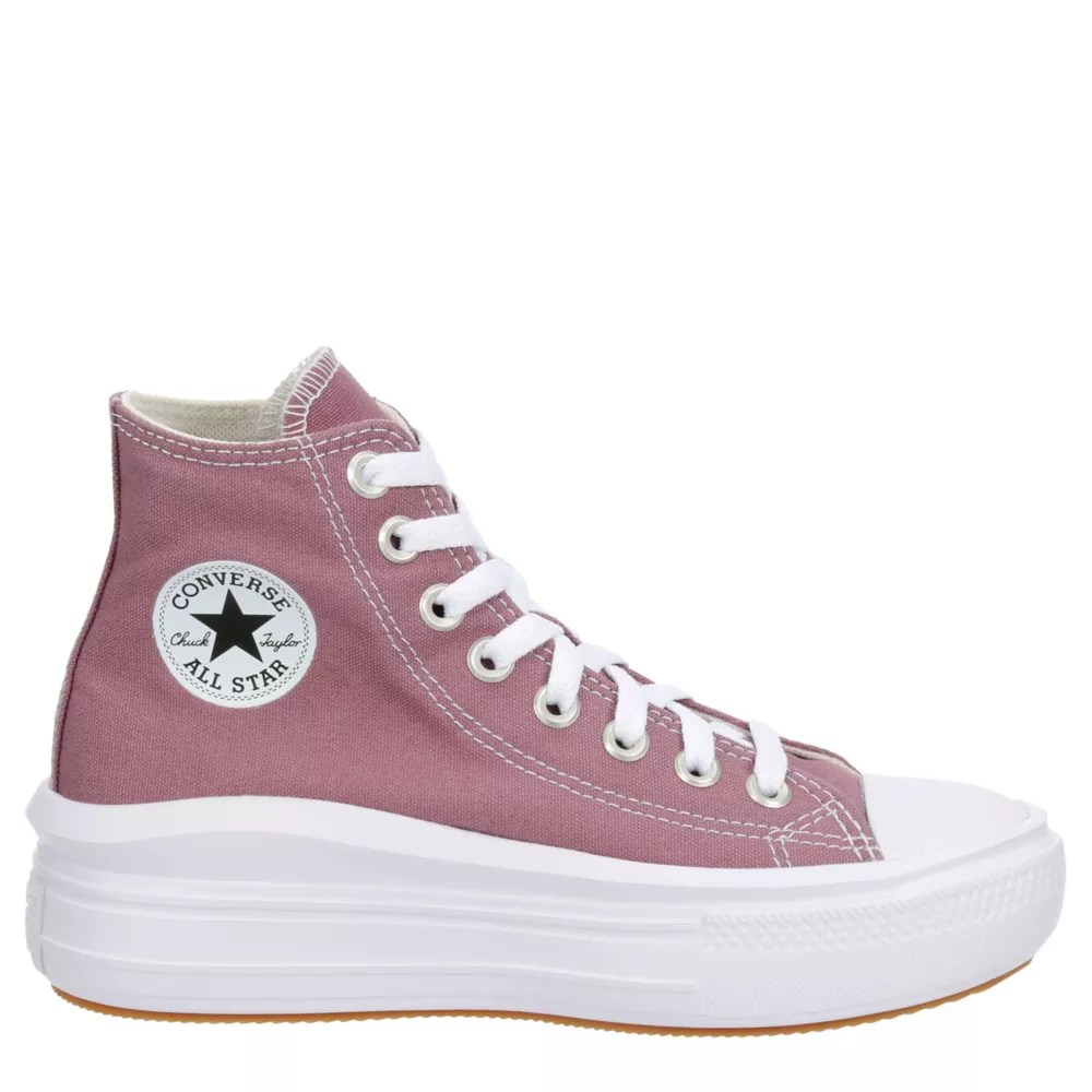 White Womens Chuck Taylor All Star Move High Top Sneaker Converse